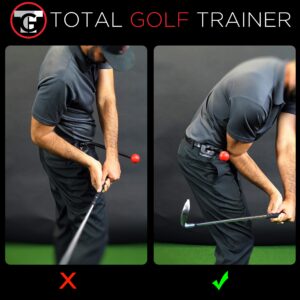 TOTAL GOLF TRAINER Hip - Swing Improvement Aid Precise Hip Rotation, Power, & Consistency - Golf Training Tool for Perfect Swings - Correct Faults and Enhance Your Game