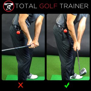 TOTAL GOLF TRAINER Hip - Swing Improvement Aid Precise Hip Rotation, Power, & Consistency - Golf Training Tool for Perfect Swings - Correct Faults and Enhance Your Game