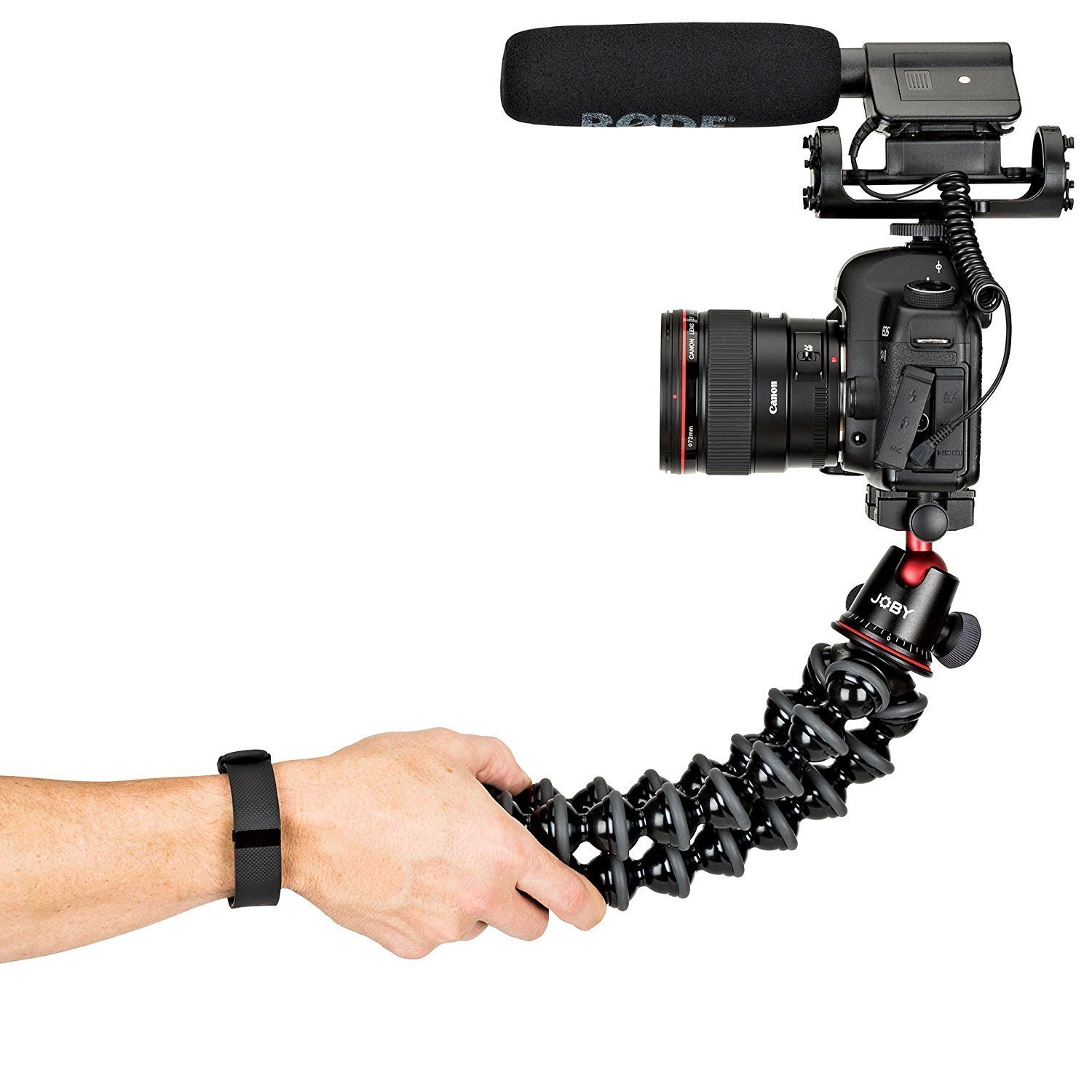 Joby GorillaPod 5K Flexible Mini-Tripod with Ball Head Kit, with A Bonus ZAYKiR Phone Adapter - Bundle