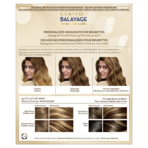 Clairol Nice'n Easy Balayage Permanent Hair Dye, Brunettes Hair Color, Pack of 1