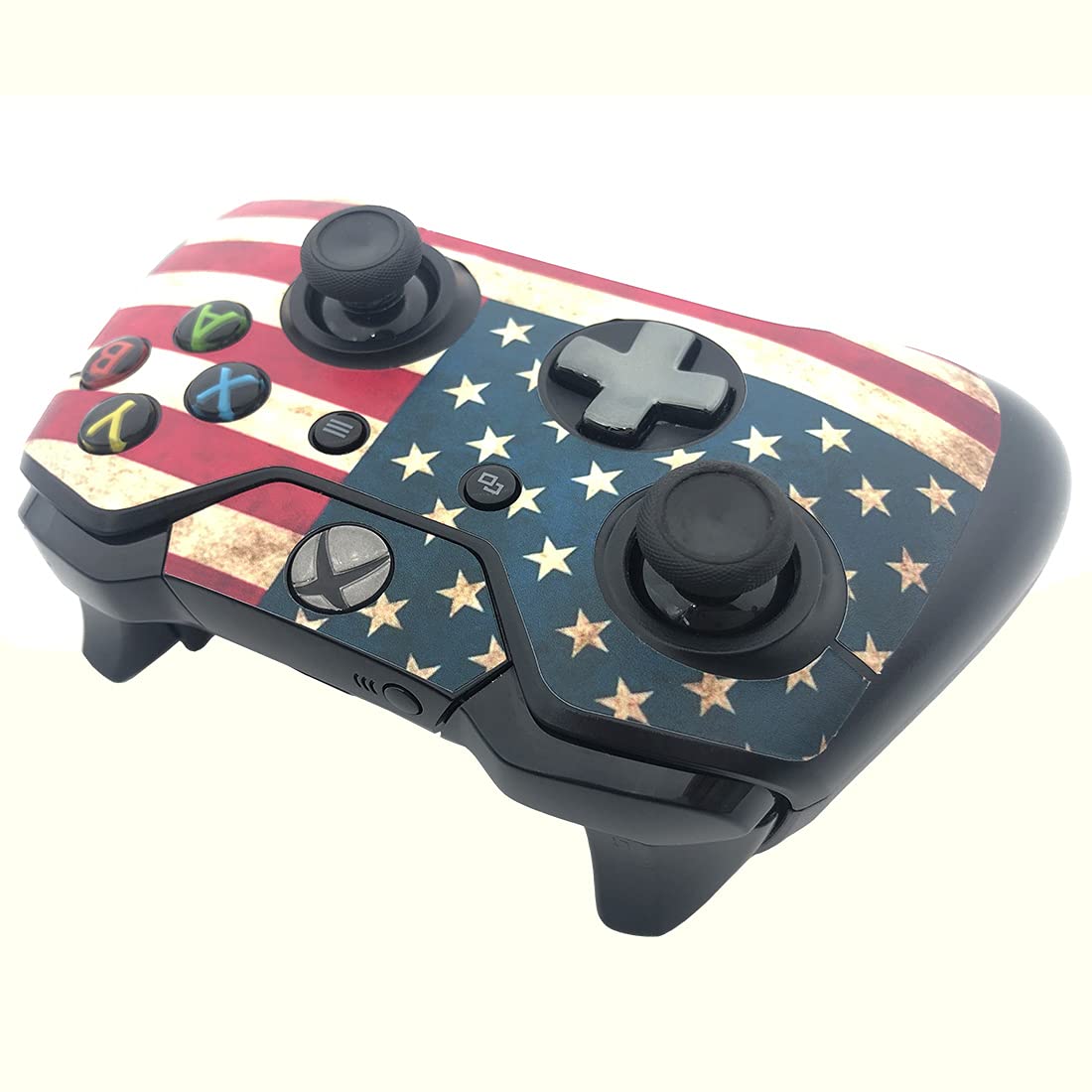 Gebaisi Vinyl Skin Sticker Protector for Microsoft Xbox One Controller Joystick USA American Flag