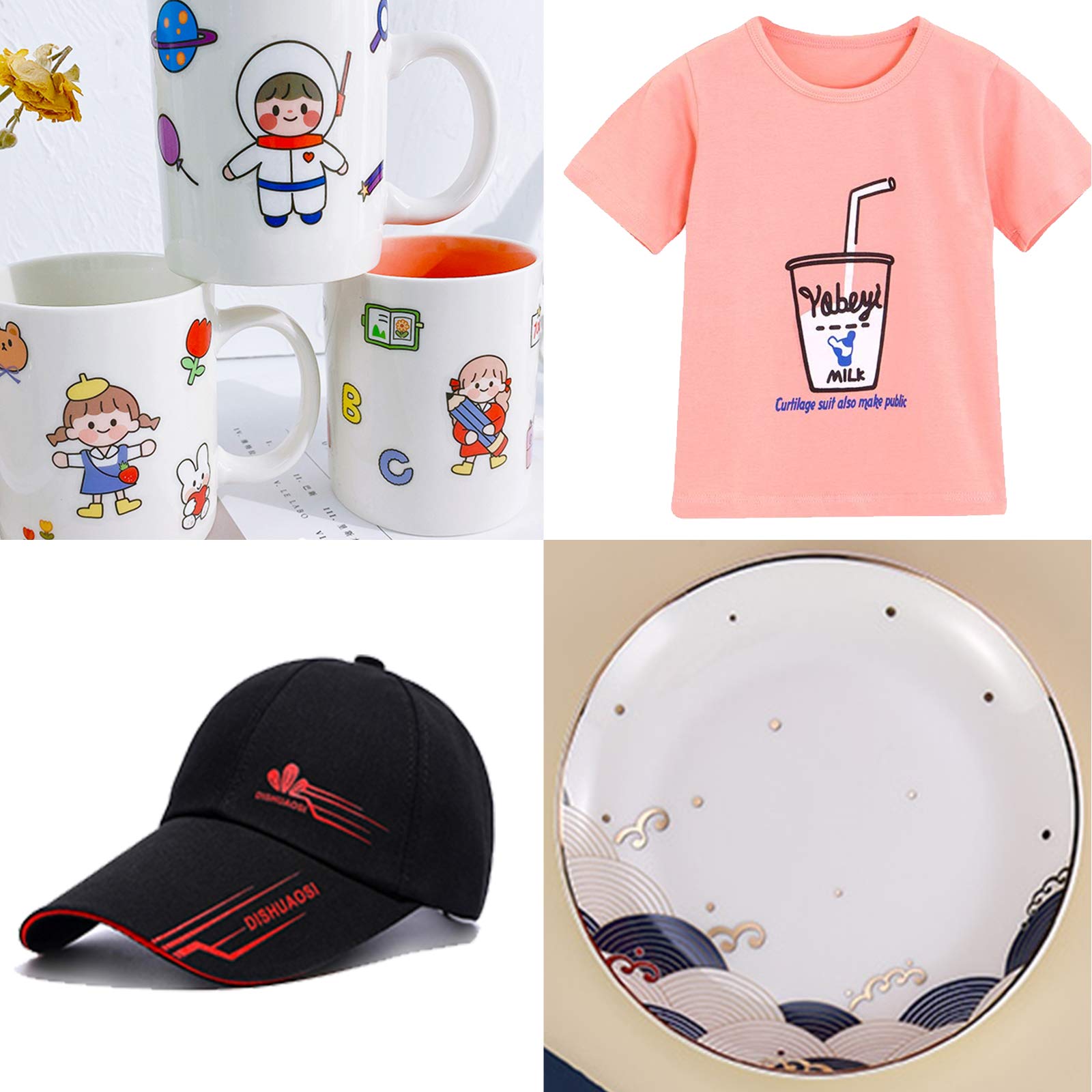 VEVOR Heat Press 15x15 Inch Heat Press Machine 6 in 1 Digital Multifunctional Sublimation Heat Presser for T Shirts Hat Mug