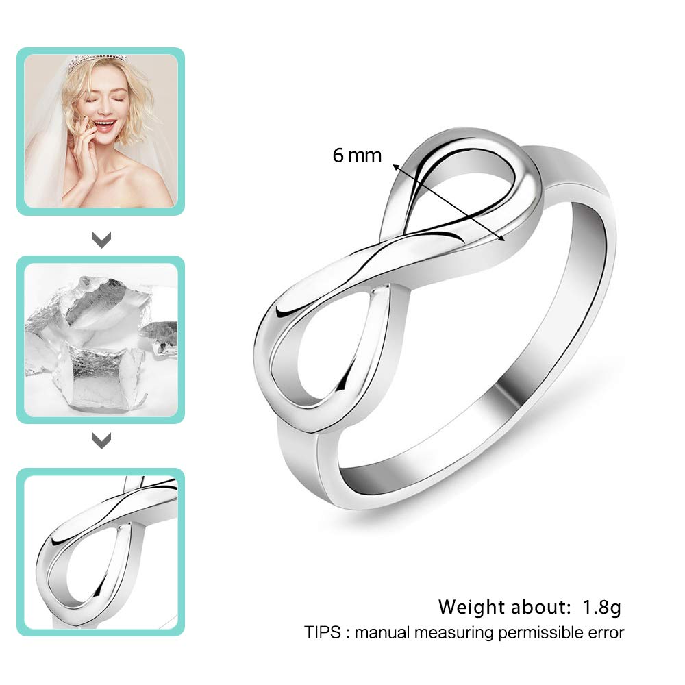 Lam Hub Fong Infinity BFF Rings for Best Friends Personalized Name Rings for Women Matching Friendship Pinky Rings Promise Rings for Girlfriend Birthday Gifts (7)