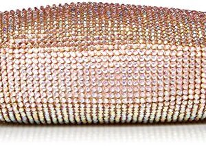 Jessica McClintock womens Staci Mesh Wristlet Pouch, Pink, One Size