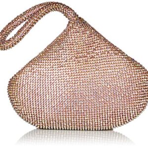 Jessica McClintock womens Staci Mesh Wristlet Pouch, Pink, One Size