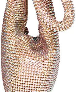 Jessica McClintock womens Staci Mesh Wristlet Pouch, Pink, One Size