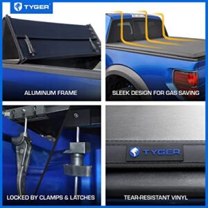 Tyger Auto T3 Soft Tri-fold Truck Bed Tonneau Cover Compatible with 2017-2024 Ford F-250 F-350 Super Duty | 6.75' (82") Bed | TG-BC3F1124