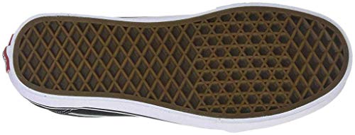 Vans Women's WM Ward Sneaker, Black ((Suede/Canvas) Black/White Iju), 8.5