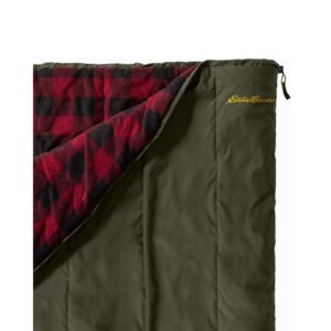 eddie bauer woodsman 30º sleeping bag, dark olive one size regular