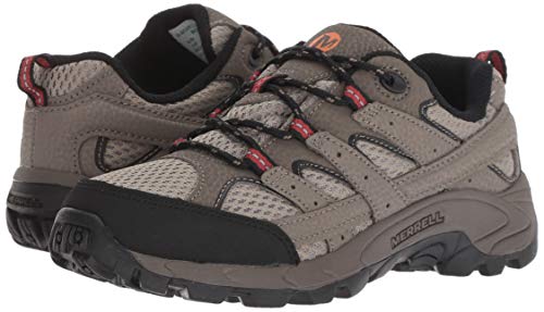 Merrell Moab 2 Low LACE Hiking Sneaker, BARK Brown, 5 US Unisex Big Kid