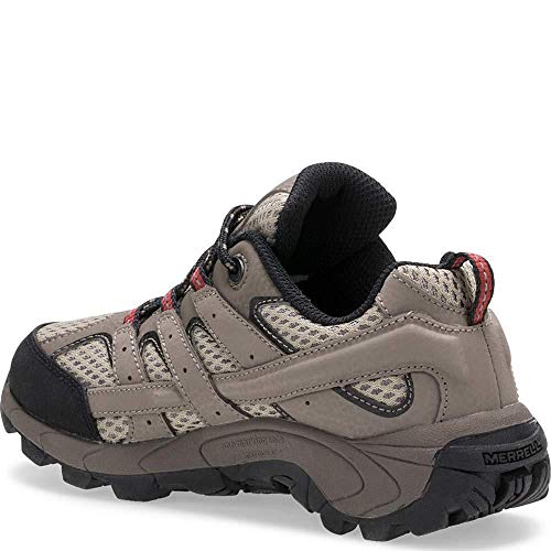 Merrell Moab 2 Low LACE Hiking Sneaker, BARK Brown, 5 US Unisex Big Kid