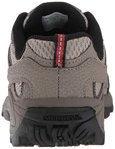 Merrell Moab 2 Low LACE Hiking Sneaker, BARK Brown, 5 US Unisex Big Kid