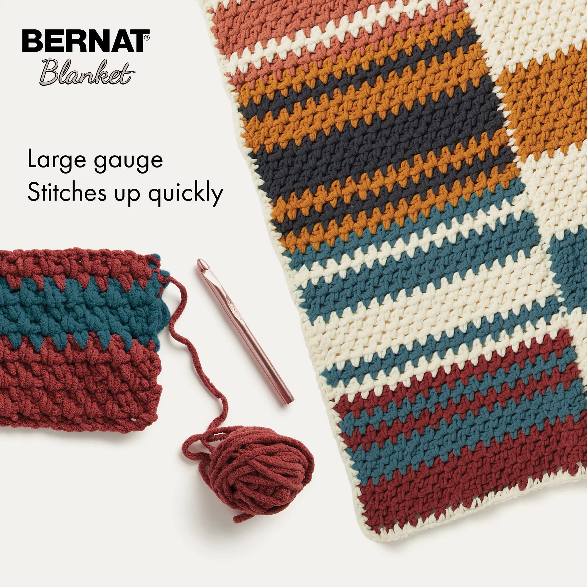 BERNAT BLANKET BB, CRIMSON