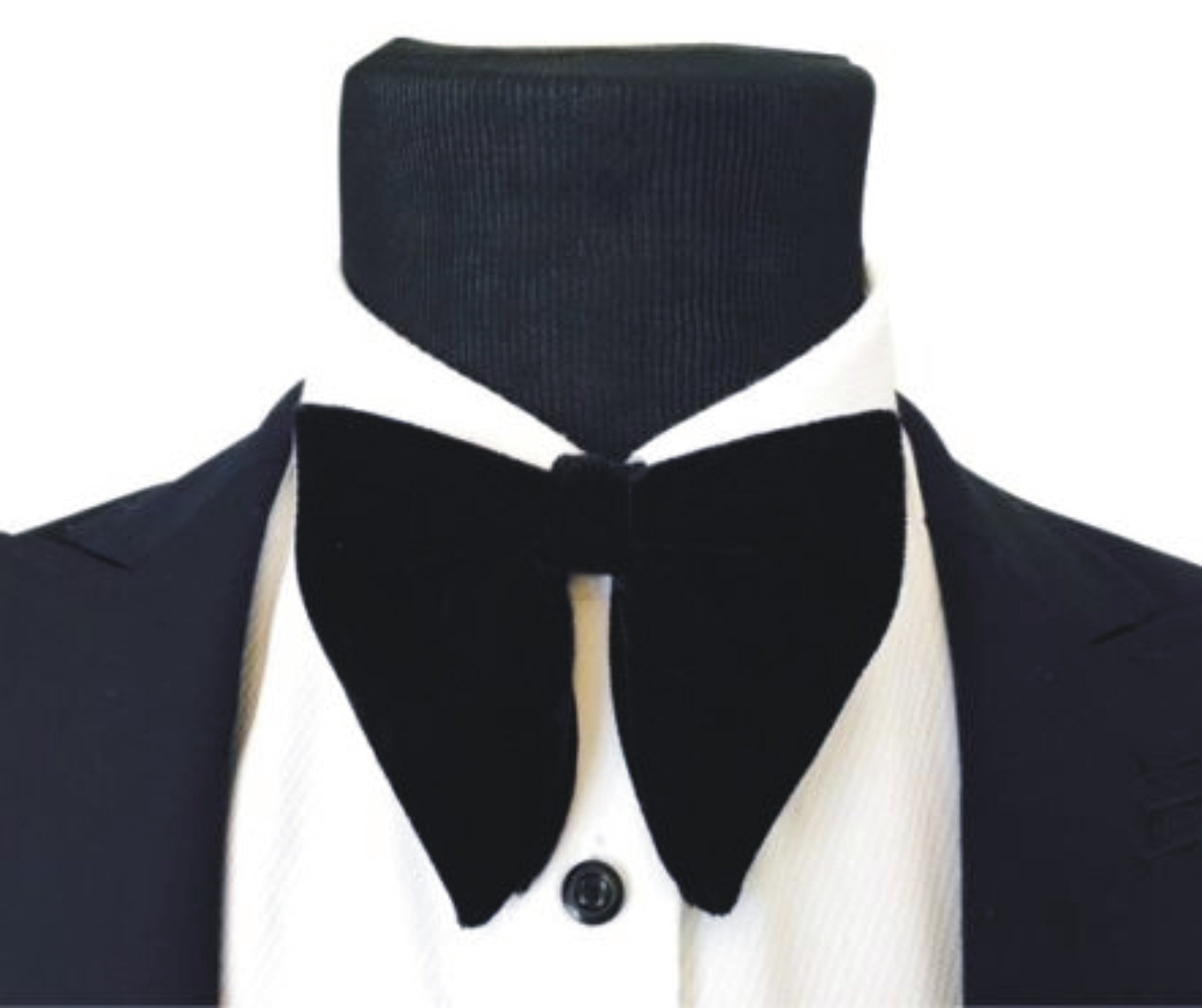 Justar Mens Pre-Tied Oversized Bow Tie Tuxedo Velvet Bowtie Cufflinks Hankie Combo Sets (Black)