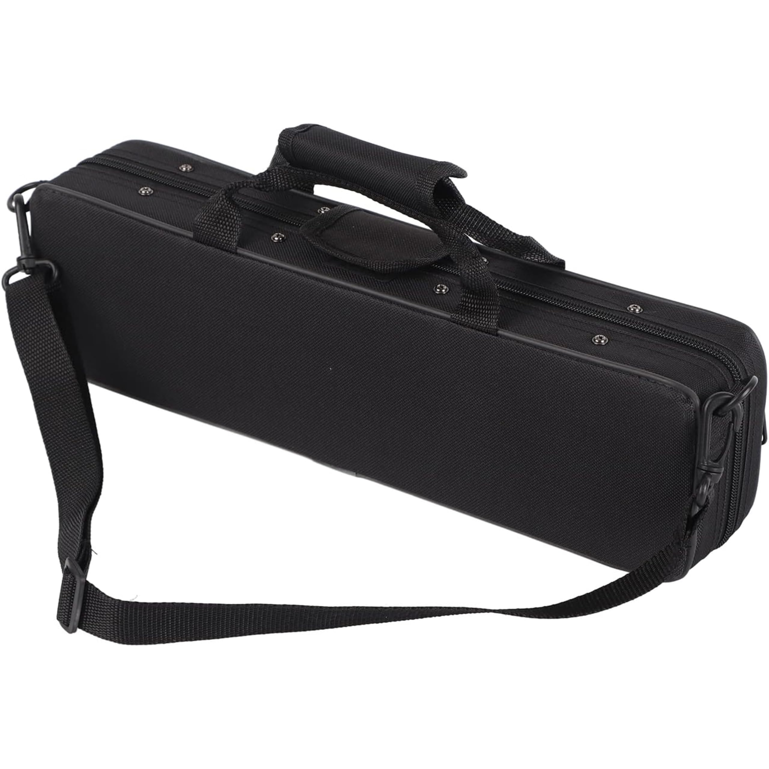 Vangoa Flute Case Carrying Bag Waterproof Lightweight for 16 Holes Flute C Foot with Adjustable Shoulder Strap and Exterior Pocket