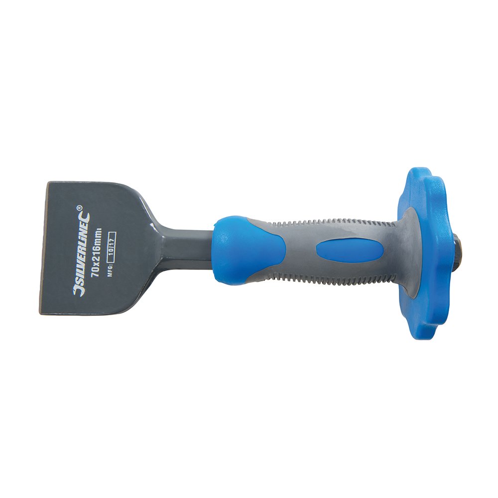 Silverline Tools 781710 Bolster Chisel with Guard 70 x 216 mm