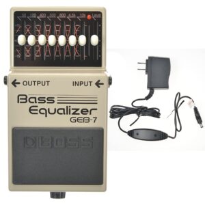 boss geb-7 bass eq bundle w/boss psa-120s2 power supply