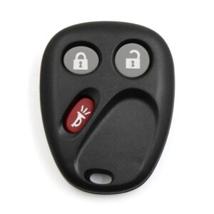 uxcell new 3 buttons key shell keyless entry fob remote control case replacement 21997127 for cadillac for chevrolet for gmc for hummer