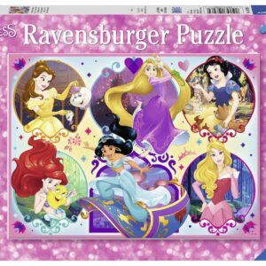 Ravensburger Disney Princesses - 100 Piece Jigsaw Puzzle for Kids | Unique Puzzle Pieces | Premium Quality | Ideal Educational Toy | Perfect