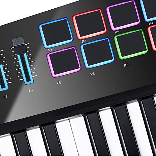 Alesis Vortex Wireless 2 - High-Performance USB MIDI Wireless Keytar Controller with Professional Software Suite Included,Black