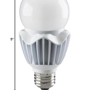 Satco S8738 Hi-Pro 20-Watt A21 LED Light Bulb, 120-277 Volts, 5000K, 1-Pack