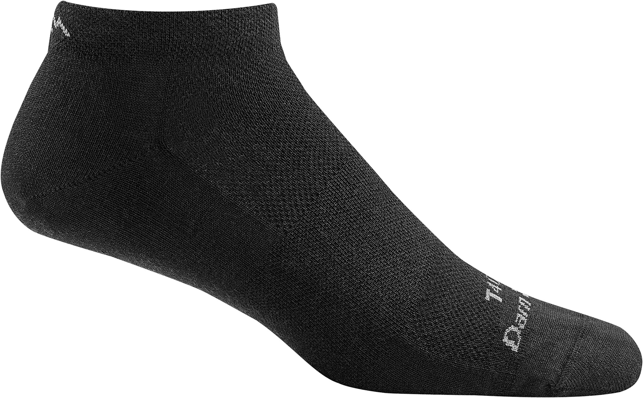 Darn Tough Tactical No Show Cushion Socks (T4016) Unisex – (Black, Large)