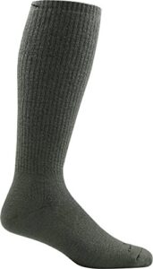 darn tough tactical over-the-calf extra cushion socks (t4050) unisex – (foliage green, large)