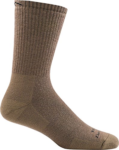 Darn Tough Tactical Boot Extra Cushion Socks (T4033) Unisex – (Coyote Brown, Large)