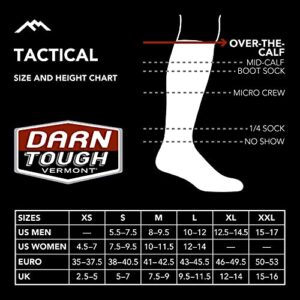 Darn Tough Tactical Boot Extra Cushion Socks (T4033) Unisex – (Coyote Brown, Large)