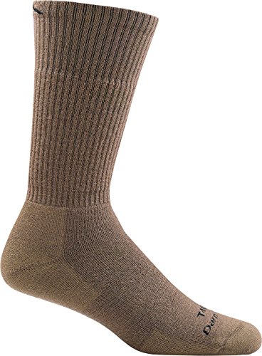 Darn Tough Tactical Boot Full Cushion Socks (T4022) Unisex – Coyote Brown, Large