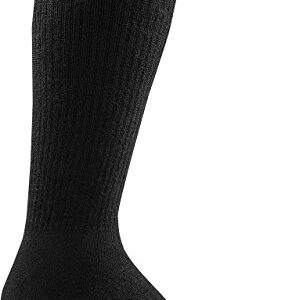 Darn Tough Tactical Over-The-Calf Extra Cushion Socks (T4050) Unisex – (Black, Large)