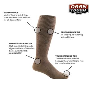 Darn Tough Tactical Over-The-Calf Extra Cushion Socks (T4050) Unisex – (Black, Large)