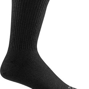 Darn Tough Tactical Micro Crew Cushion Socks (T4066) Unisex – (Black, Medium)