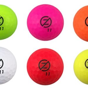 Zero Friction Spectra Dozen Golf Balls, Neon Lime