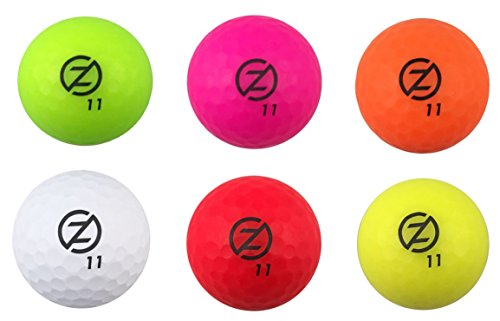 Zero Friction Spectra Dozen Golf Balls, Neon Lime