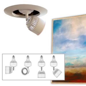 Method Lights ML-Direct Plus Screw in Picture Light LED, Home Improvement Light Fixture Ready & Art Studio