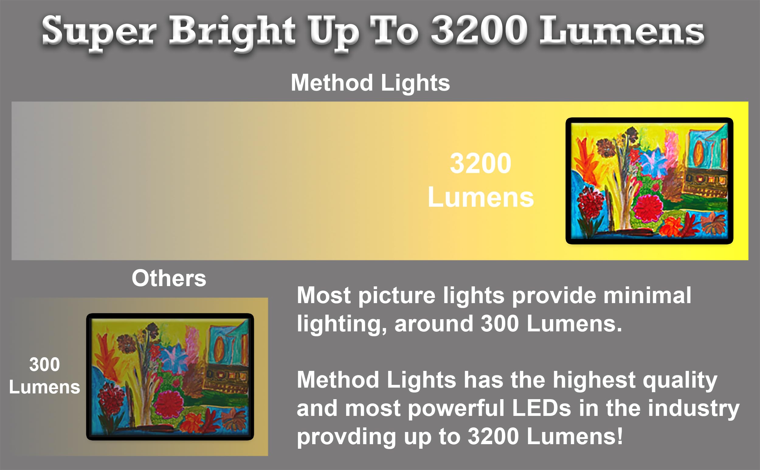 Method Lights ML-Direct Plus Screw in Picture Light LED, Home Improvement Light Fixture Ready & Art Studio