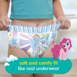 Pampers Easy Ups Girls & Boys Potty Training Pants - Size 2T-3T, 25 Count, My Little Pony Training Underwear (Packaging May Vary)