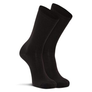 foxriver standard x-static ultra-lightweight liner crew socks, black, large