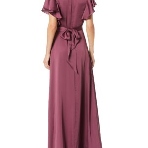 Jill Jill Stuart Women's Gown with Ruffle Sleeves, Pandora, 4