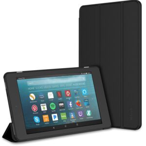 JETech Case for Amazon Fire 7 Tablet (7th Generation 2017 Release Only) Smart Cover with Auto Sleep/Wake (Black)