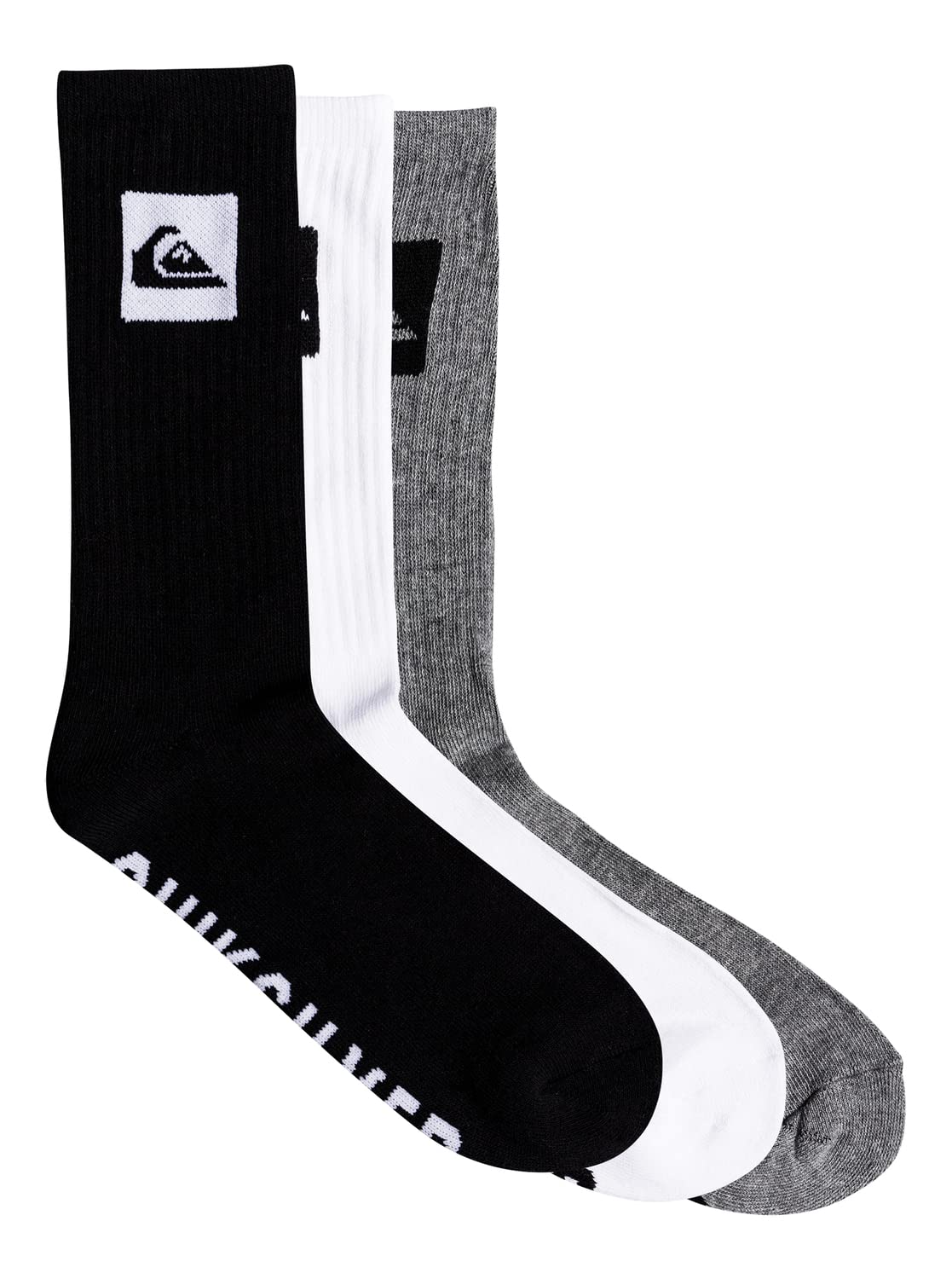 Quiksilver 3 Crew Pack Socks One Size Assorted