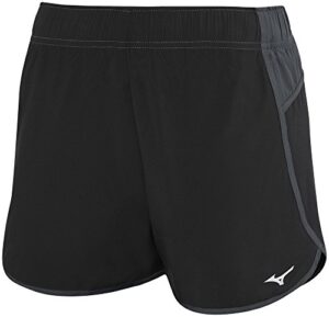 mizuno youth atlanta cover up volleyball short black/charcoal