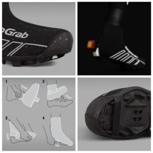 GripGrab RaceThermo X Waterproof Winter Gravel MTB Cycling Shoe Covers Neoprene Offroad Cold Weather Biking Overshoes