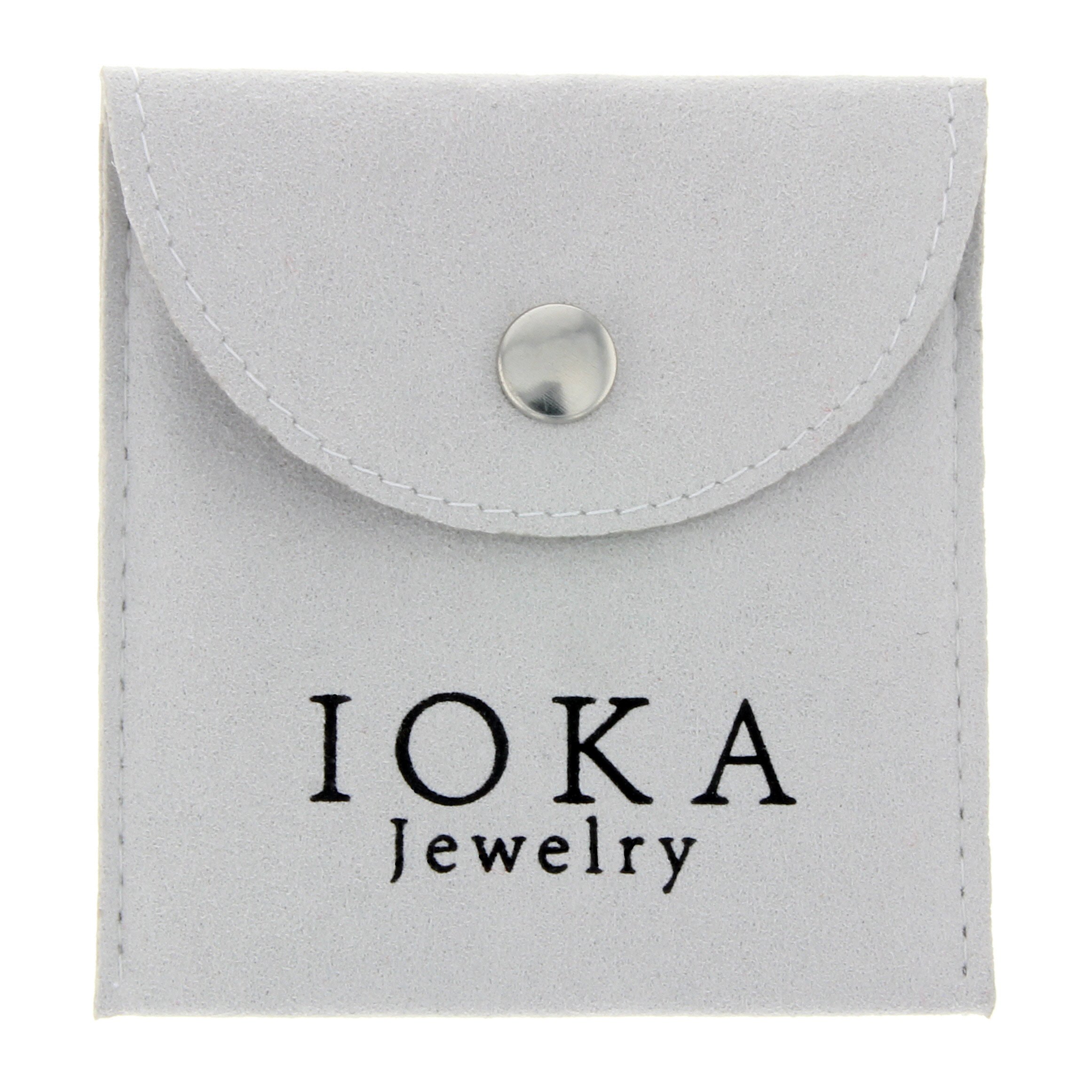 Ioka - 14K Yellow Gold Star of David Charm Tiny Size Jewish Pendant For Necklace or Chain