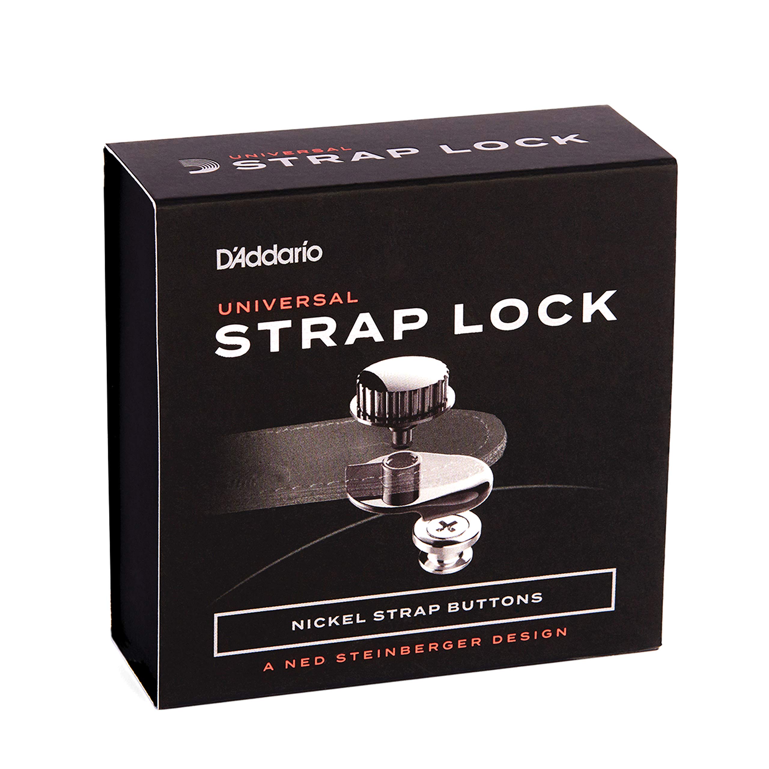 D'Addario Accessories Universal Strap Lock System, Nickel