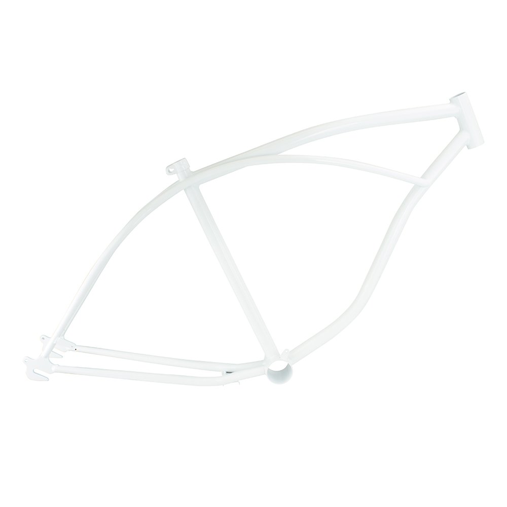 Fenix 26" Beach Cruiser Bike Frame, (White)