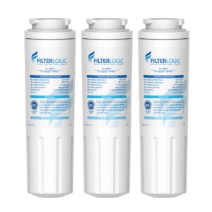 filterlogic ukf8001 replacement for everydrop filter 4, whirlpool edr4rxd1, maytag 4396395, ukf8001axx-200, ukf8001axx-750, 46-9006, puriclean ii, fmm-2, fl-rf07, refrigerator water filter, pack of 3