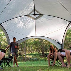 Coleman Gazebo, Fastpitch Shelter XL for Garden and Camping, Sturdy Steel Construction, Large Tent, Portable Sun Shelter with Protection SPF 50, White, XL - 4.5 x 4.5 m