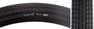 maxxis torch 20x1.75 120 tpi folding dual compound exo/tr tyre - black, 20 x 1.75 inches